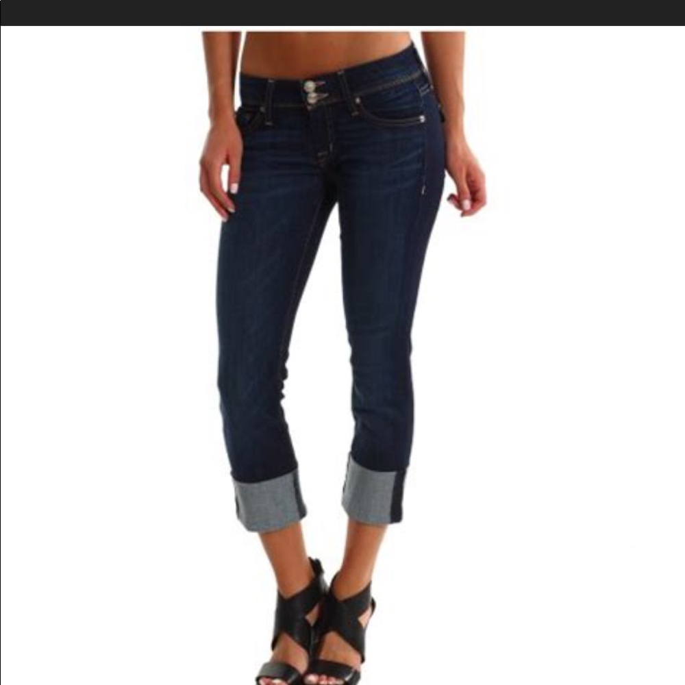Hudson jeans. Great for spring